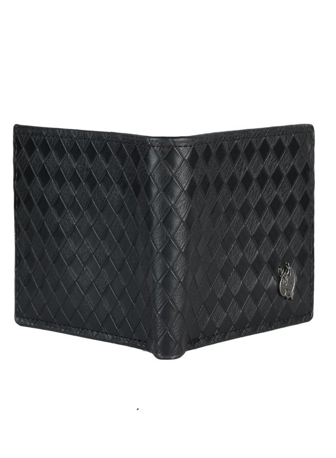 ZEVORA Men Travel, Trendy, Casual Black Leather Wallet (3 Card Slots) - Image 4